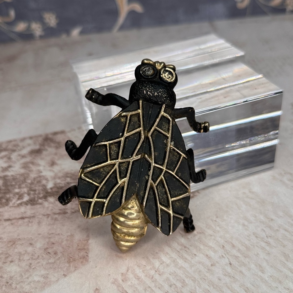 Estate Vintage EMRO Bar Fly Bottle Opener Brass St Louis Missouri